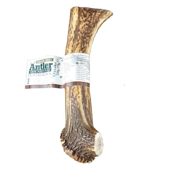 NOVO - Haste de Veado 100% Natural, ANTLER Snack, snack para cão