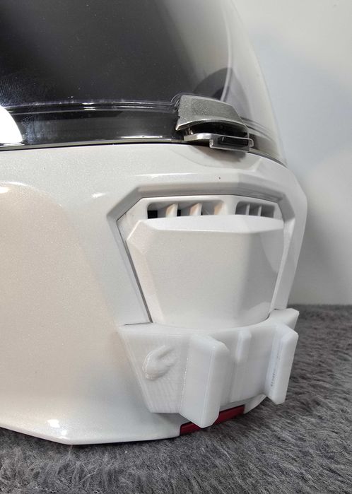 Uchwyt szczękowy (ChinMount) do kamer. Druk 3D. GoPro, DJI, Insta360.