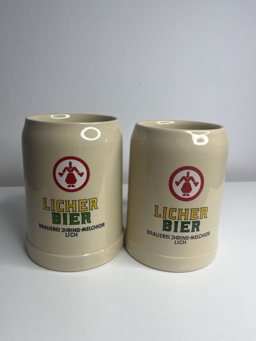 Kufle ceramiczne Licher Bier