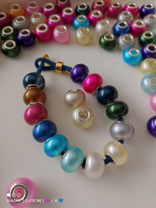 Nowy charms w stylu murano do bransoletki modułowej