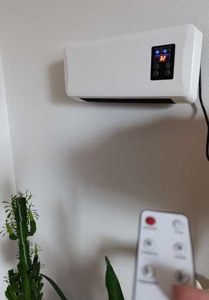 обігрівач тепловентилятор настінний пульт дуйка сушарка + кондиціонер