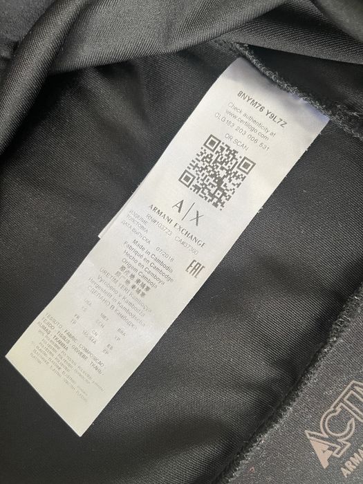 Світшот armani exchange