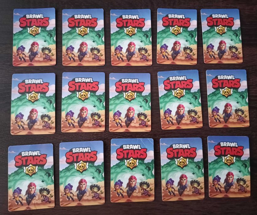 karty Brawl Stars 15 sztuk