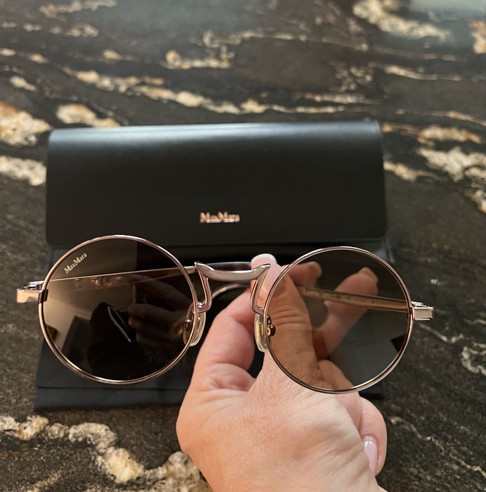 MAX MARA piękne kultowe okulary przeciwsłoneczne