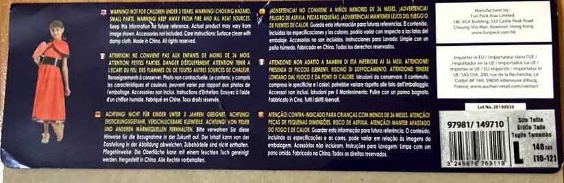 Fato de Carnaval / Halloween - Fato Vermelho Scarlett O'Hara