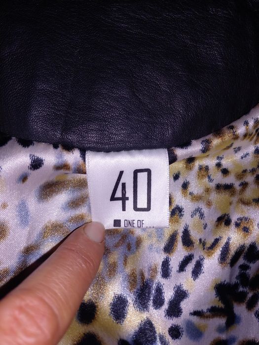 Nowa, skórzana kurtka