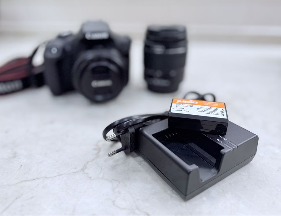 Kit Canon EOS 2000D + Lente 18-55mm + Lente 50mm f/1.8 + Extras (Ideal p/ Iniciantes)