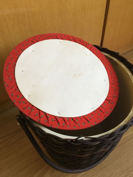 Kosz, wiadro, wiklinowe, ala antyk