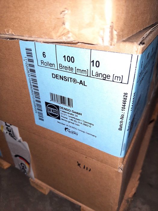 Taśma samoprzylepna aluminiowa densit-AL 50x10 oraz 100x10