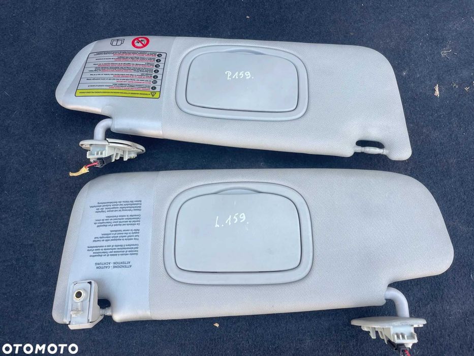 Osłony przeciwsłoneczne słoneczniki 2szt. lewy prawy Alfa Romeo 159