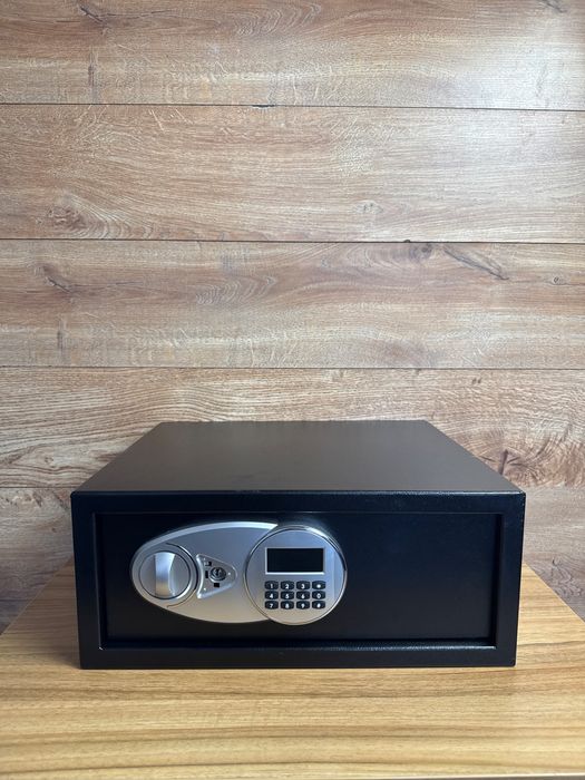 Sejf elektroniczny amazon basics 20l zamek szyfrowy stalowy czarny