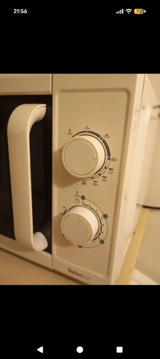 Microondas Select Line Branco - Compacto e Funcional - Excelente Estado