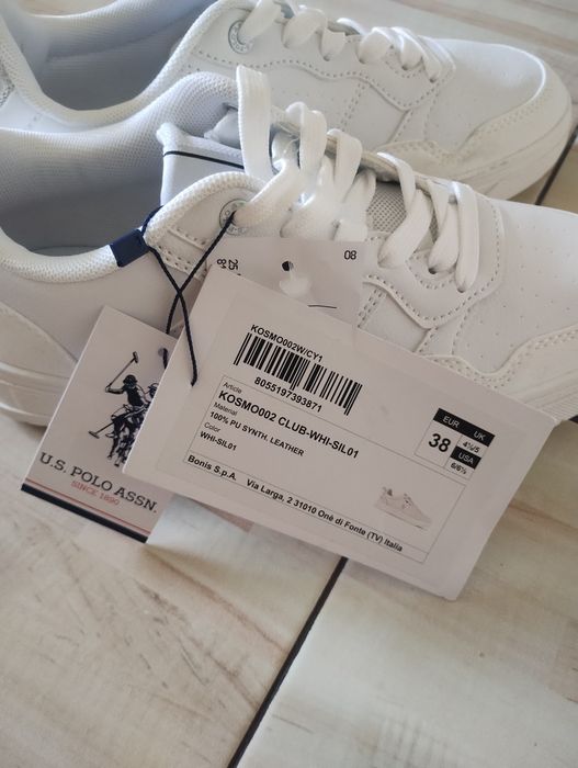 Buty białe sneakersy Basic