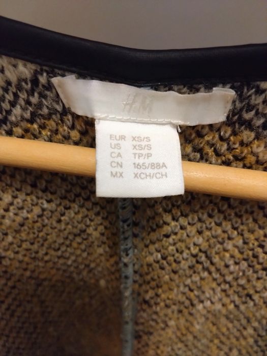 Ponczo lekkie H&M azteckie wzory XS/S