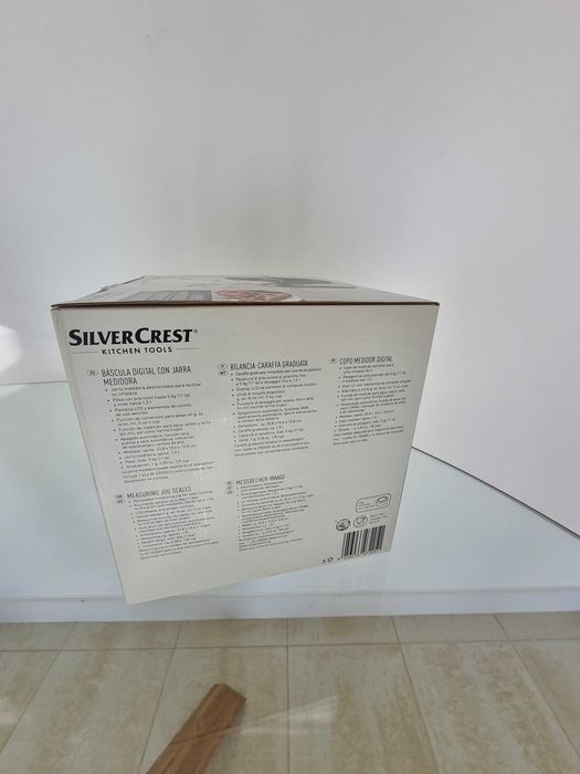 Silver Crest Báscula digital con jarra medidora
