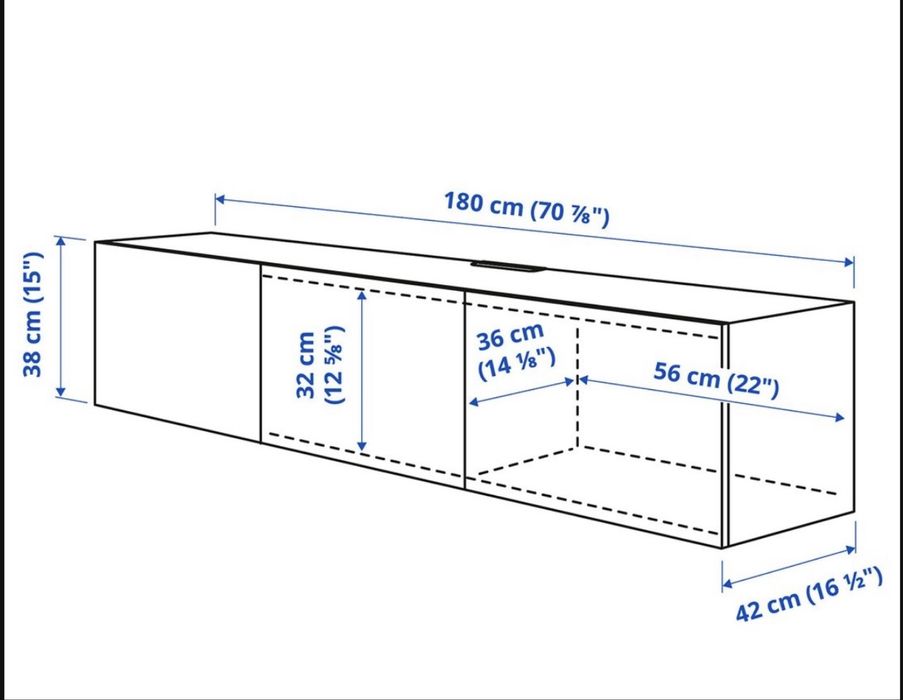 Conjunto móvel sala + móvel tv modelo Bestä - Ikea