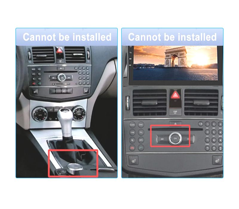 RÁDIO GPS ANDROID 13 MERCEDES CLASSE C W204 / S204 07-10