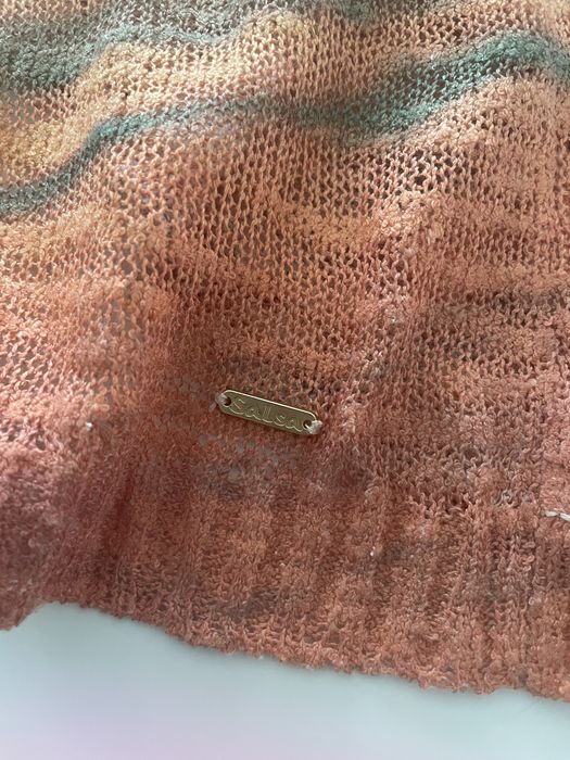 Blusa tie-dye muito gira costas com abertura. Salsa tamanho S. Nova