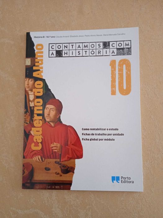 Caderno  - Contamos com a História - História B - 10.º ano (NOVO)