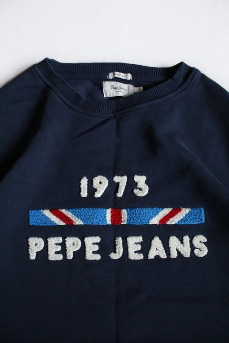 Світшот pepe jeans & tommy hilfiger style кежуал heritage біг лого