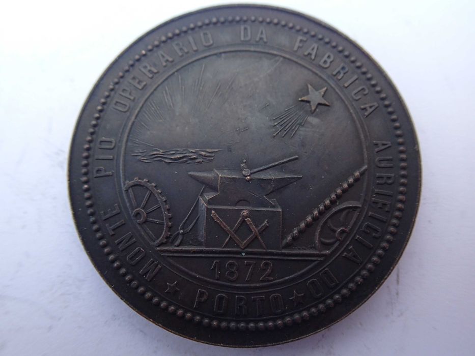 Medalha rara Maçónica