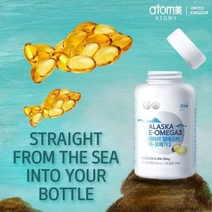 Alaska omega -3 atomy 180 kapsułek
