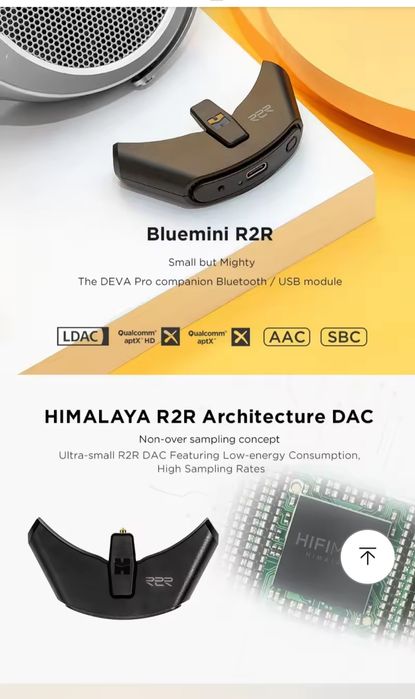 Hifiman deva pro з Bluetooth-приймачем