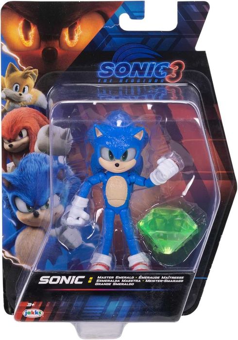 Соник 13 см Sonic the Hedgehog 3 Master Emerald Їжачок Сонік смарагд