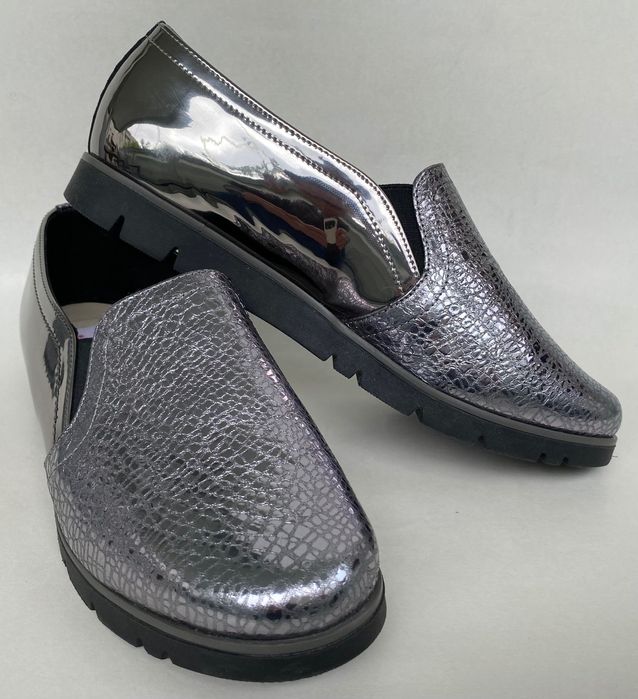 Pantofle skórzane Loafersy Carsona roz. 37