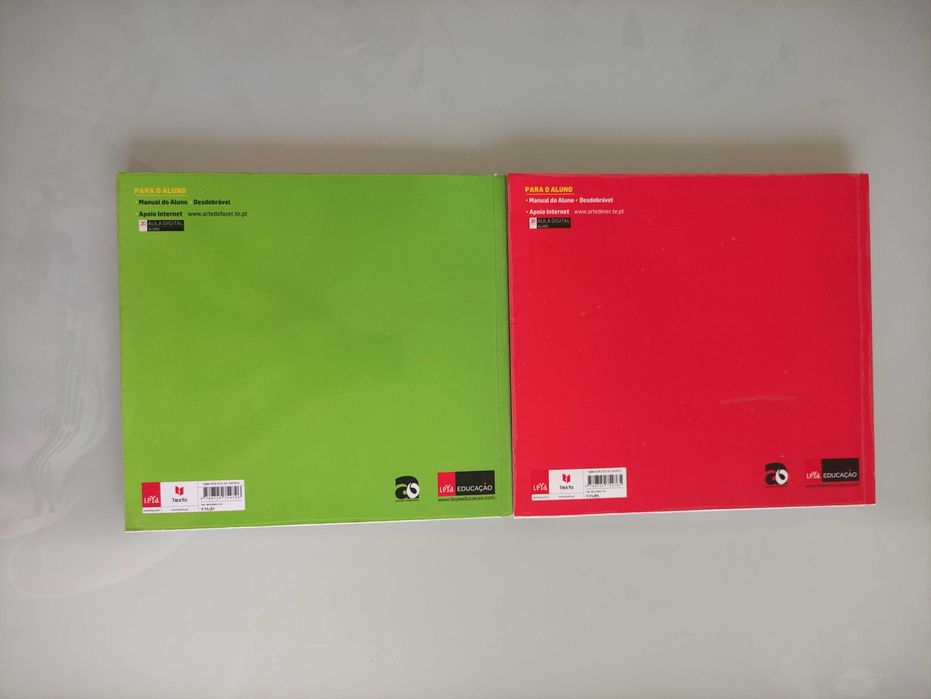 Livros escolares: Arte de ver e Arte de fazer EV e ET 5/6º anos