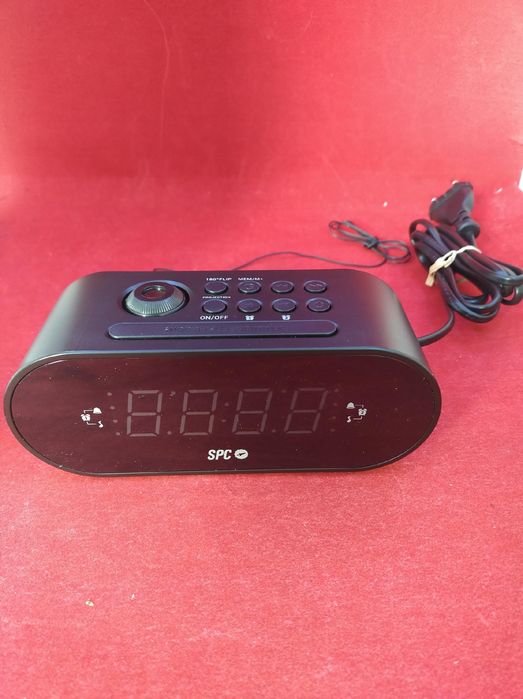 radio spc czarny frodi max 0.9" 10 miejsc pamięci alarm projektor