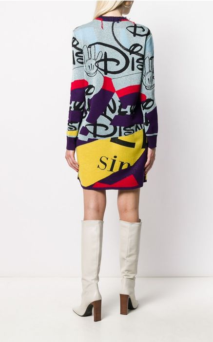 трикотажное шерстяное платье iceberg since 1974 disney / размер S