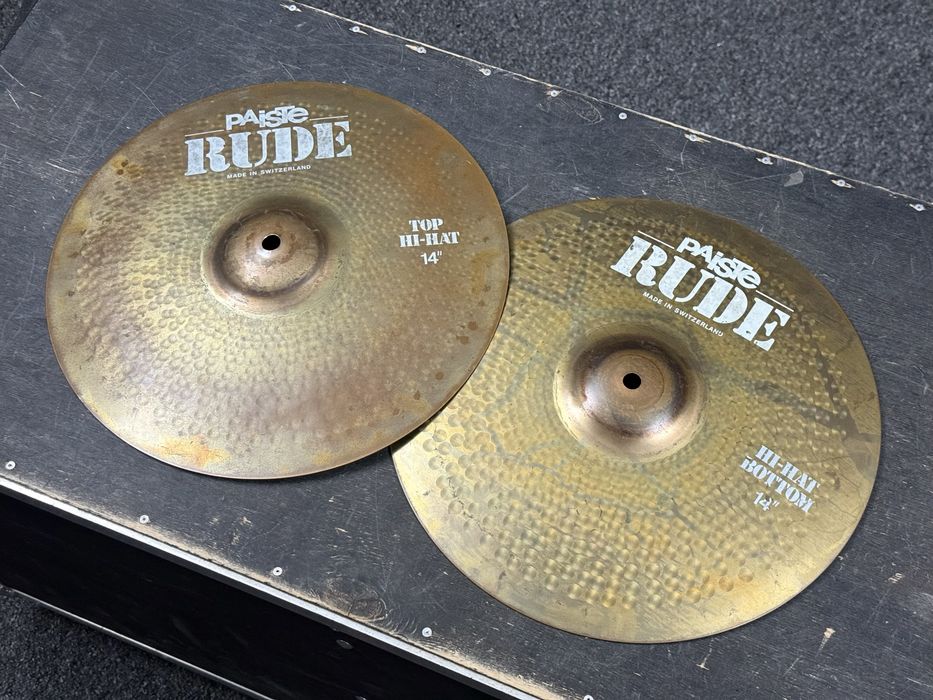++ PAISTE RUDE HI-HAT 14 - Talerze takerz hihat PERKUSJA ++