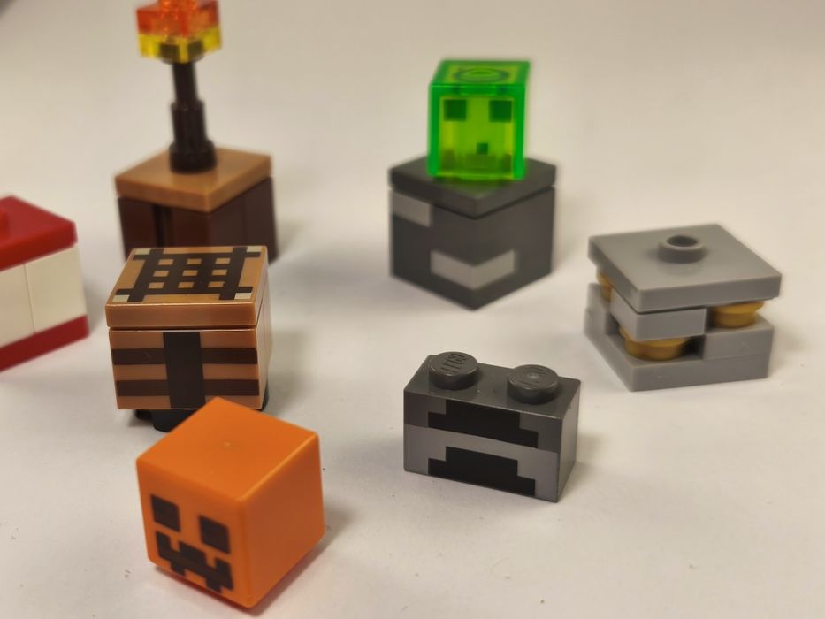 LEGO Minecraft mix elementów dynia TNT piec