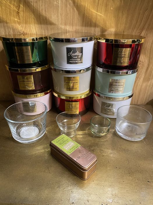 Емкости для свечей, подсвечники