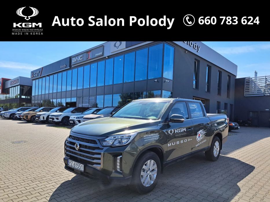 SsangYong/KGM Musso 2.2(202KM) e-XDi Adventure/ 4x4/DEMO/GWARANCJA+ Roleta