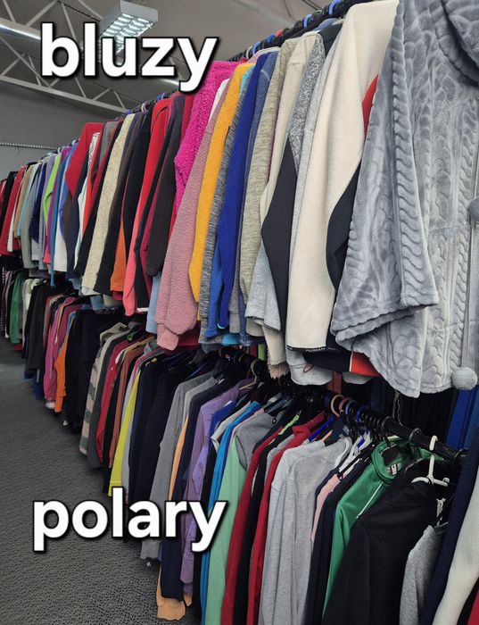 Odzież używana jesienna zimowa Nowa Dostawa 7 zł Godziesze ul. Kaliska