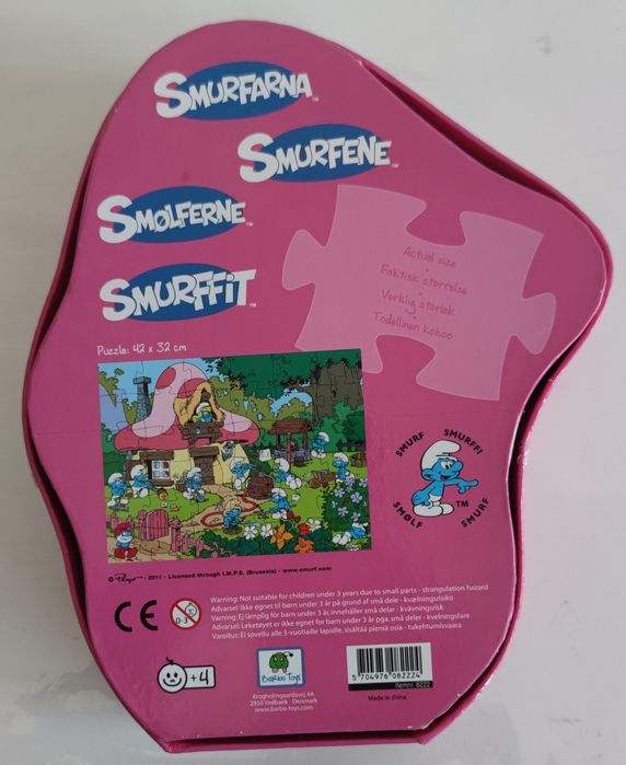 Puzzle de Lego dos SMURF's