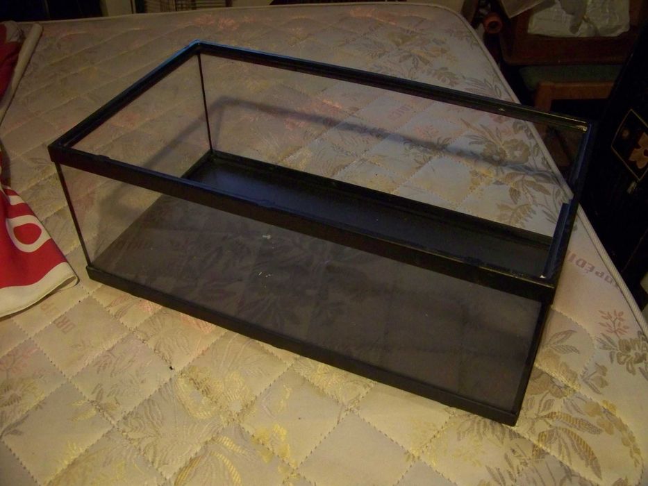 aquário tartarugeira 55 cm x 30 cm x 20 cm