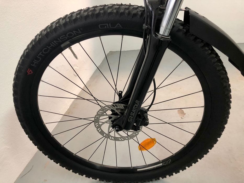 BicicletaBTTEléctricaRockRider E-ST500 Preta