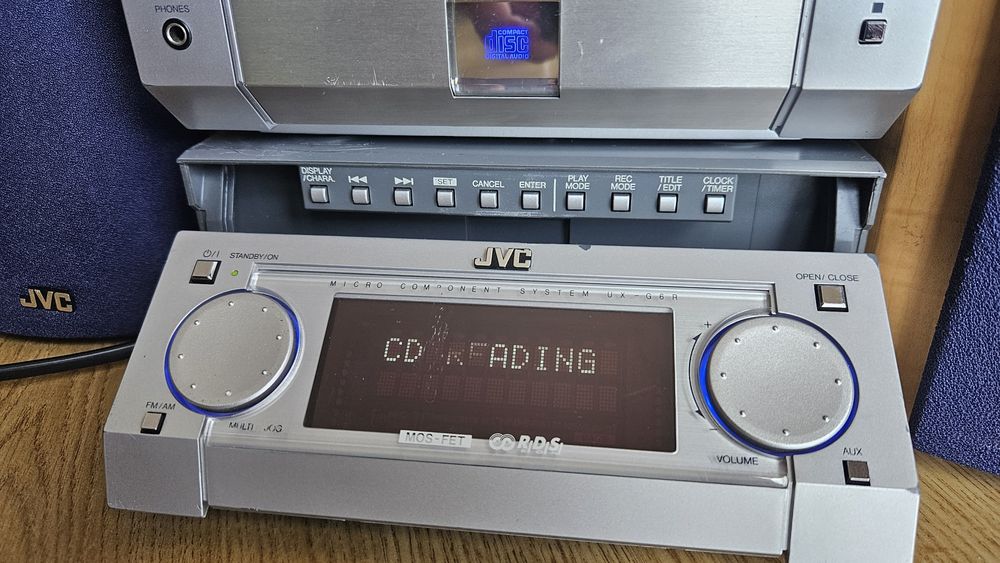 Aparelhagem JVC módulos cassete minidisc