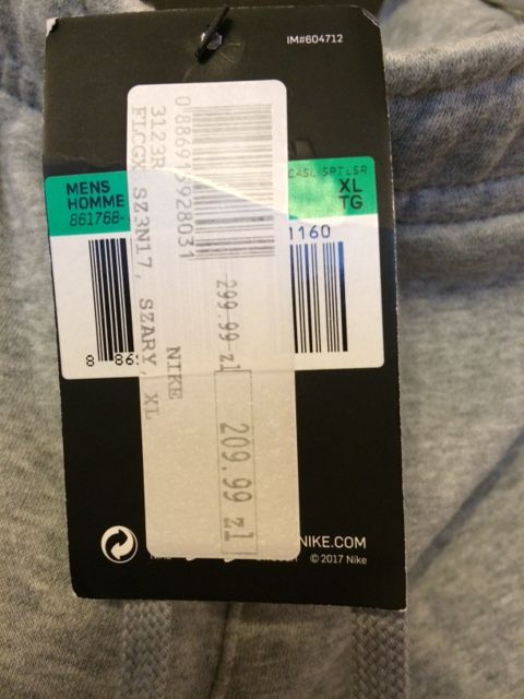 Spodnie dresowe Nike XL