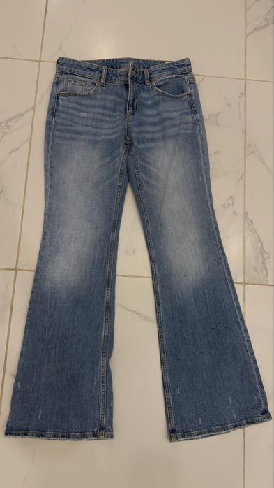 Джинси Zara bootcut кльош з низькою посадкою
