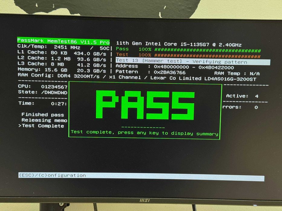 Оперативна пам'ять Lexar High Performance DDR4 SODIMM 16GB 3200Mz CL22