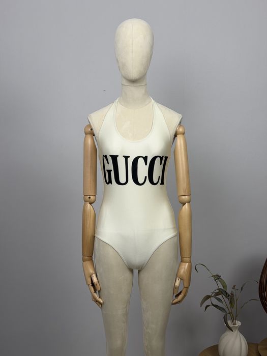 Купальник / боді Gucci Sparkling Swimsuit With Gucci Print.
