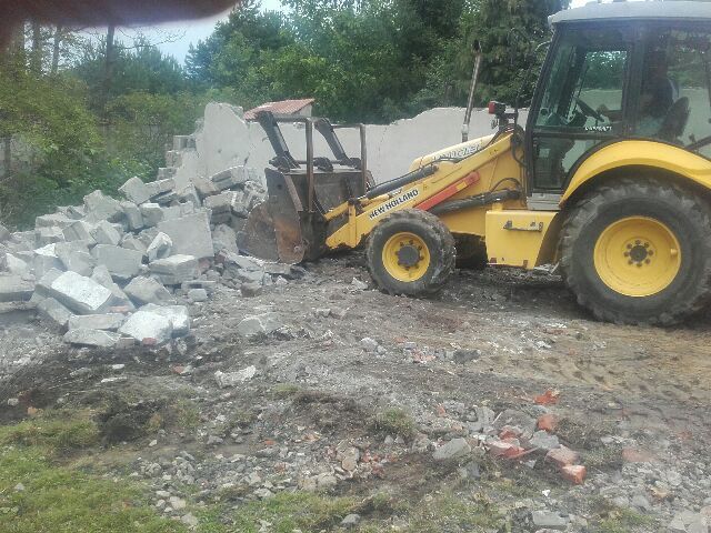 wyburzenia rozbiórki, porządkowanie terenu,
