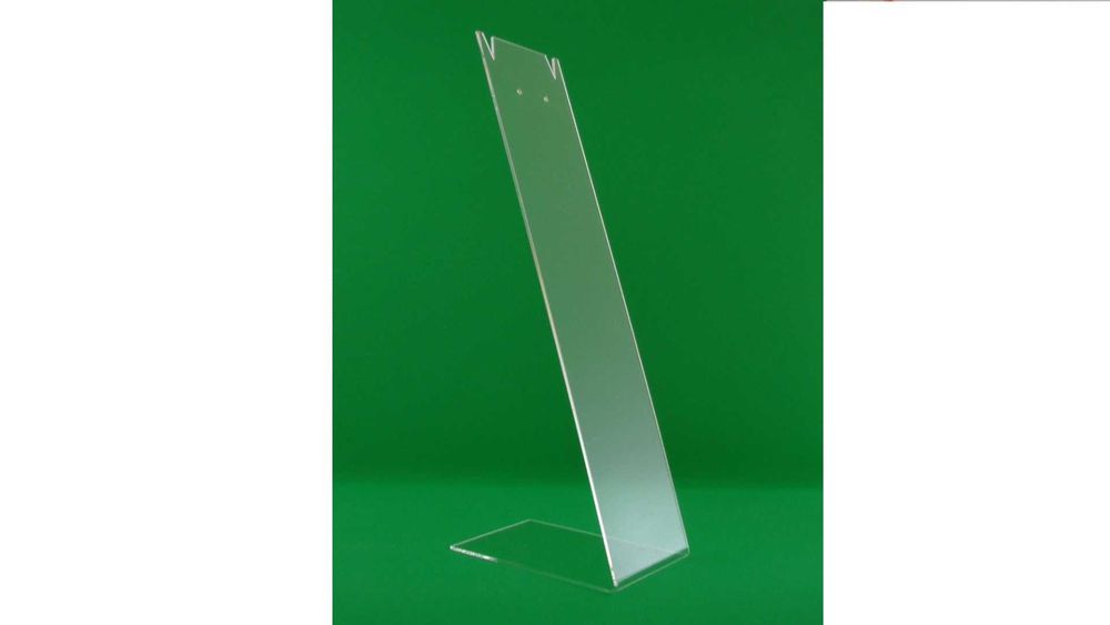 Stojaczki z plexi do ekspozycji łańczuszków,kolczyków kpl.10szt.WysOLX