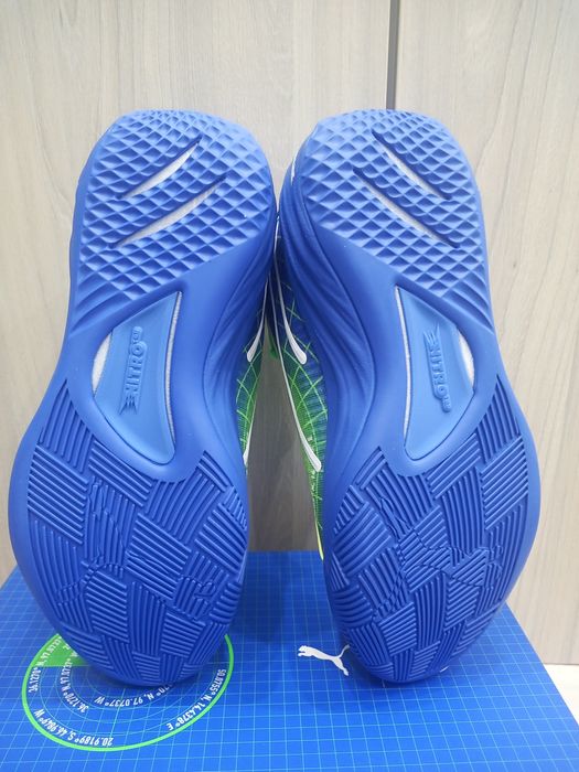 Buty Puma All-pro Nitro Jaylen Brown r.43 niebiesko-zielone