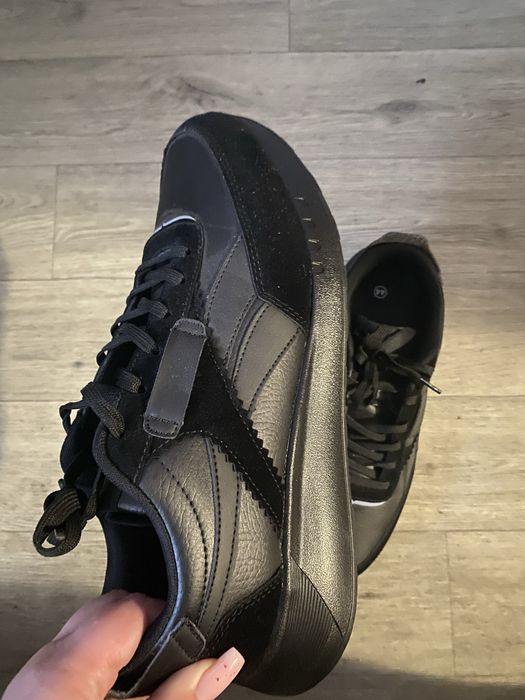 Кросівки чоловічі кожа +вставки замшу