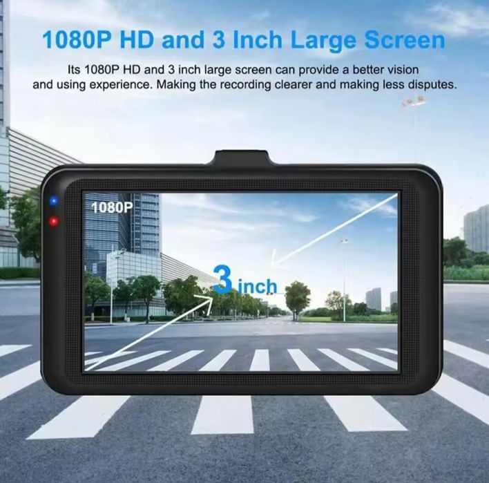 Camera vigilância auto. Qualidade Full HD